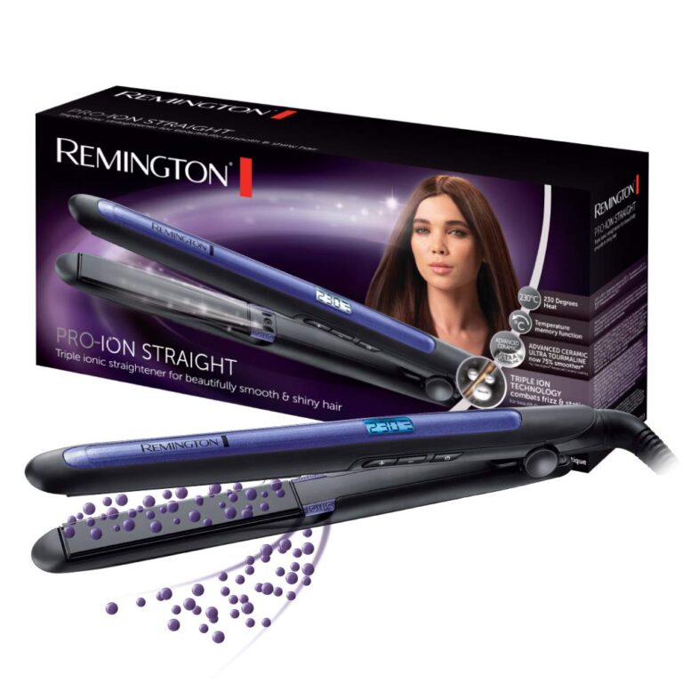 Remington: Piastra per capelli - Tecnologia a Triplo Ione: meno effetto crespo e carica statica -Rivestimento in Ceramica ...