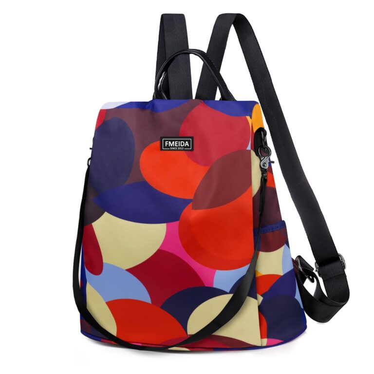 Fmeida Zaino Donna Antifurto Impermeabile con Tracolla