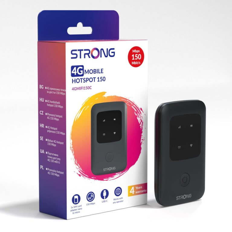 STRONG 4G AIRSPOT 210 - Saponetta WiFi portatile con SIM