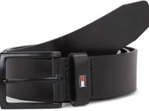 Tommy Hilfiger Denton Matte 3.5 Cintura in Pelle da Uomo