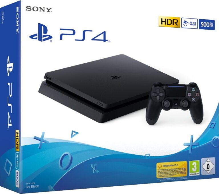 Sony PlayStation 4 Slim 500GB - Nero, Wi-Fi