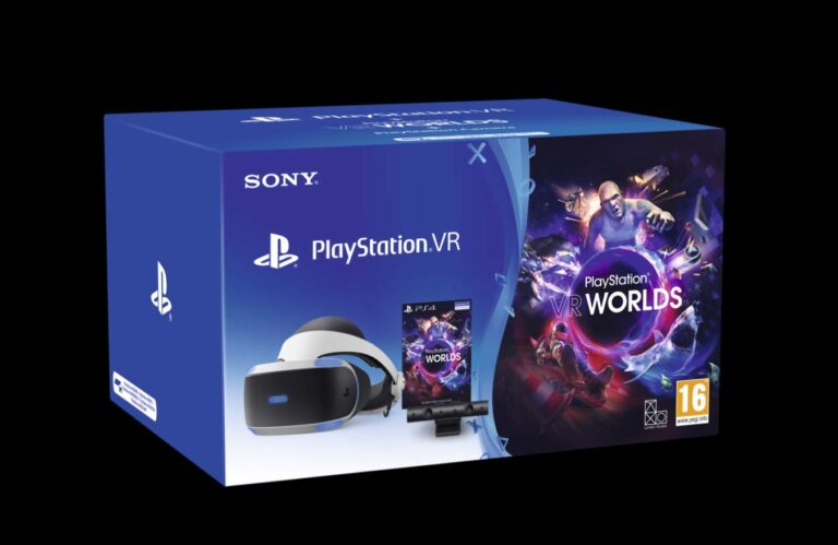 PlayStation VR Mk4 + Camera + VR Worlds - Bundle PS4