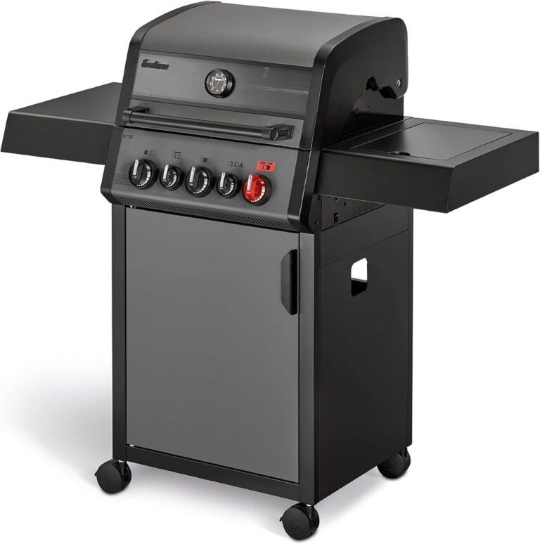 Enders Hyde 3 SIKR Turbo Barbecue a Gas a 3 Bruciatori, Zona Turbo ad infrarossi Fino ad 800 °C, Backburner a infrarossi e...