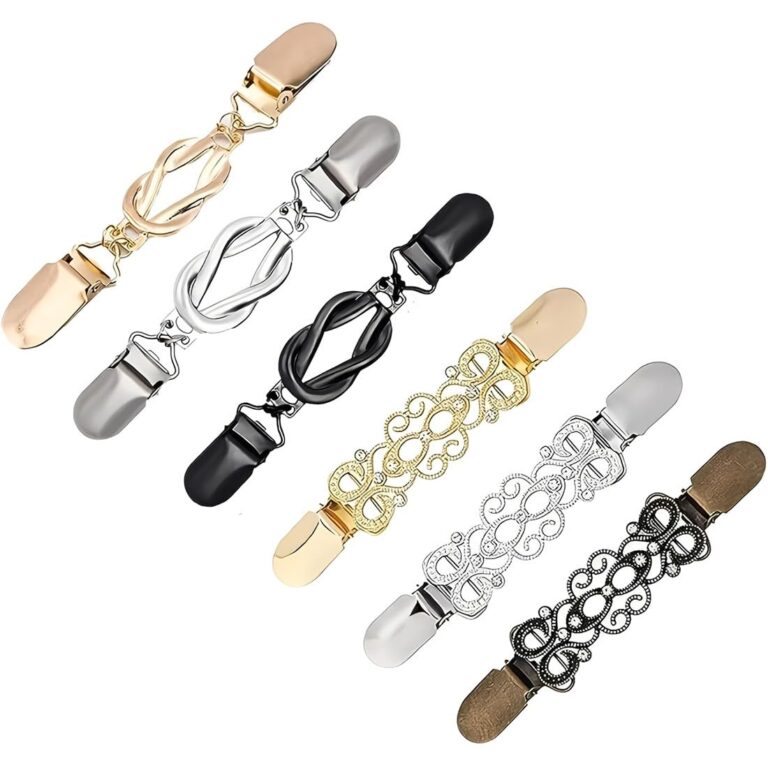 JYNXOR Cinch Clip, 6 clip vintage per cardigan e scialle