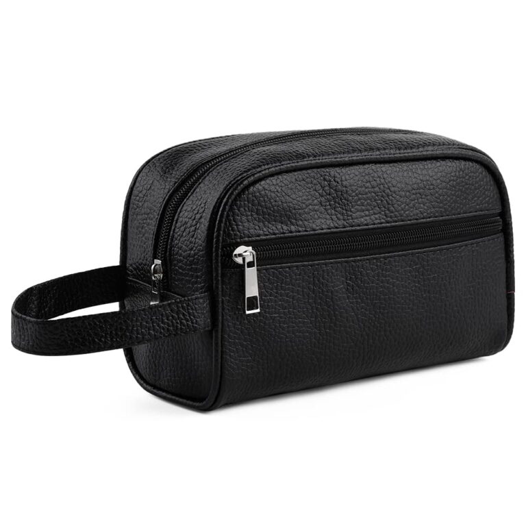 VpiuV Pochette da polso unisex con cinturino e beauty case