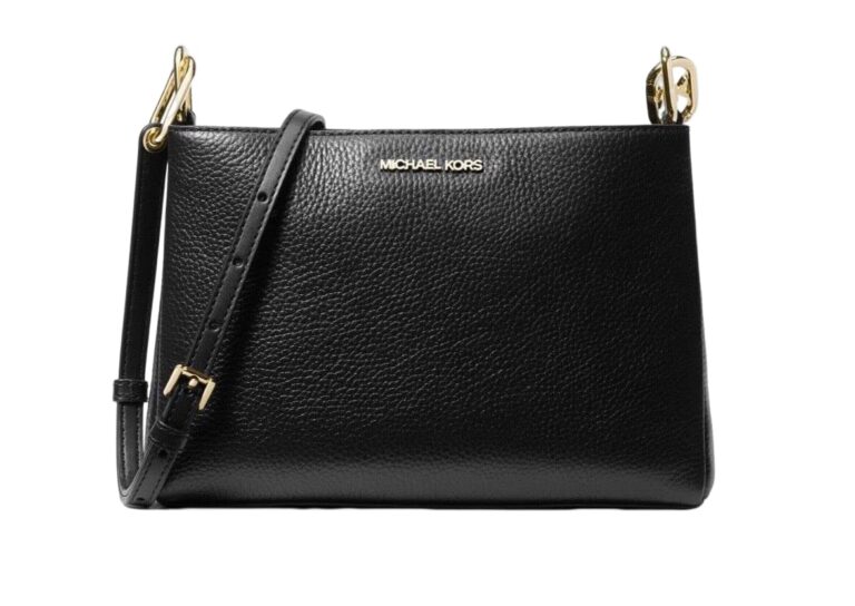 Michael Kors Trisha Borsa media a tracolla in pelle con triplo scomparto
