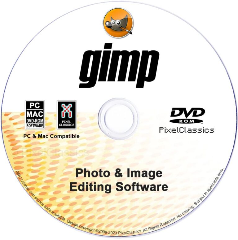 GIMP Photo Editor 2026 Premium su CD – Windows 11/10/8/7