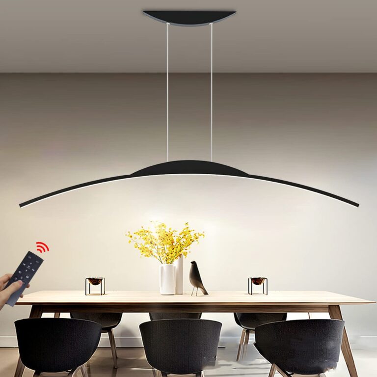 Lampada a Sospensione a LED Dimmerabile Lampada da Tavolo da pranzo Moderna con Telecomando con D...