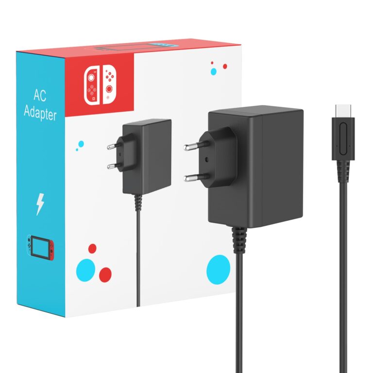 Caricatore Nintendo Switch 45W con cavo 1.5M e ricarica rapida
