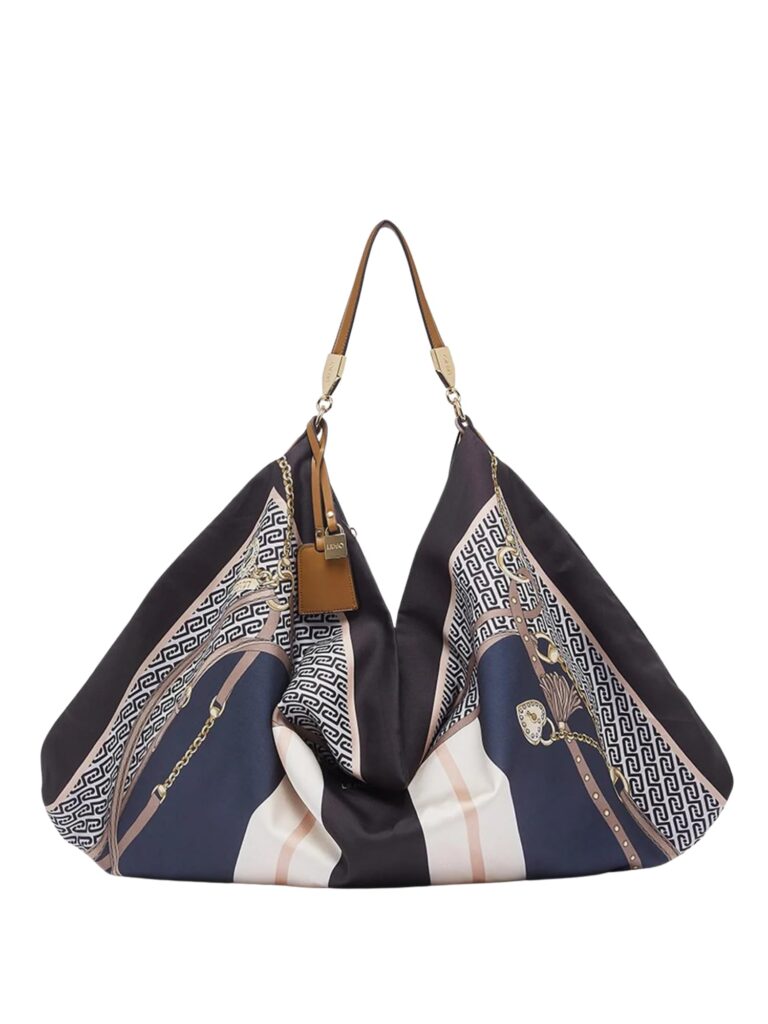 Liu Jo Borsa donna foulard bag nero multicolore BS26LJ66 AA6194 T2745 P9221 Dimensioni borsa: Media