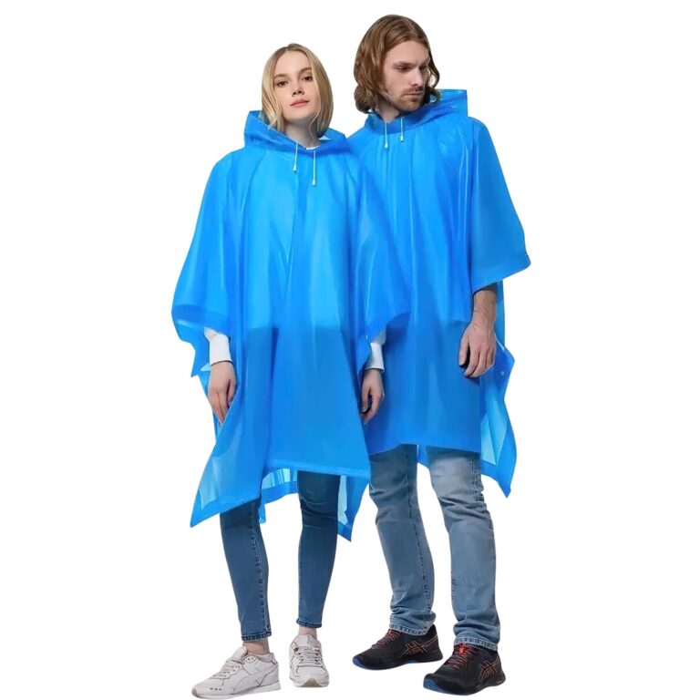 OSDUE Poncho Antipioggia Impermeabile per Adulti – 2 Pezzi