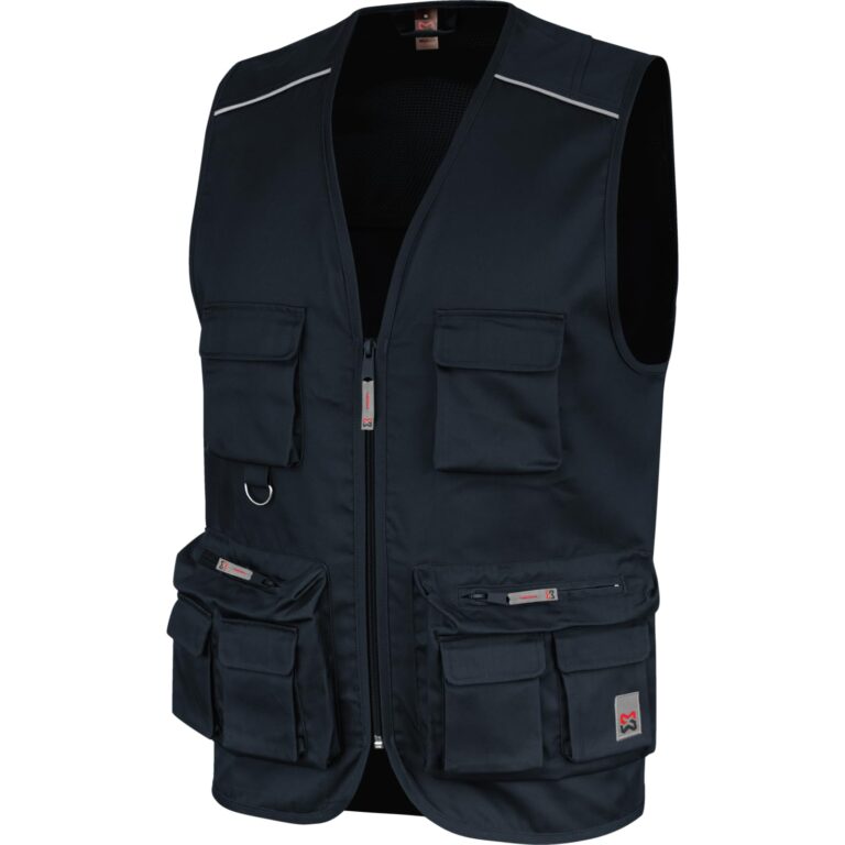 Würth MODYF Gilet da Lavoro Multipocket Summer uomo blu scuro
