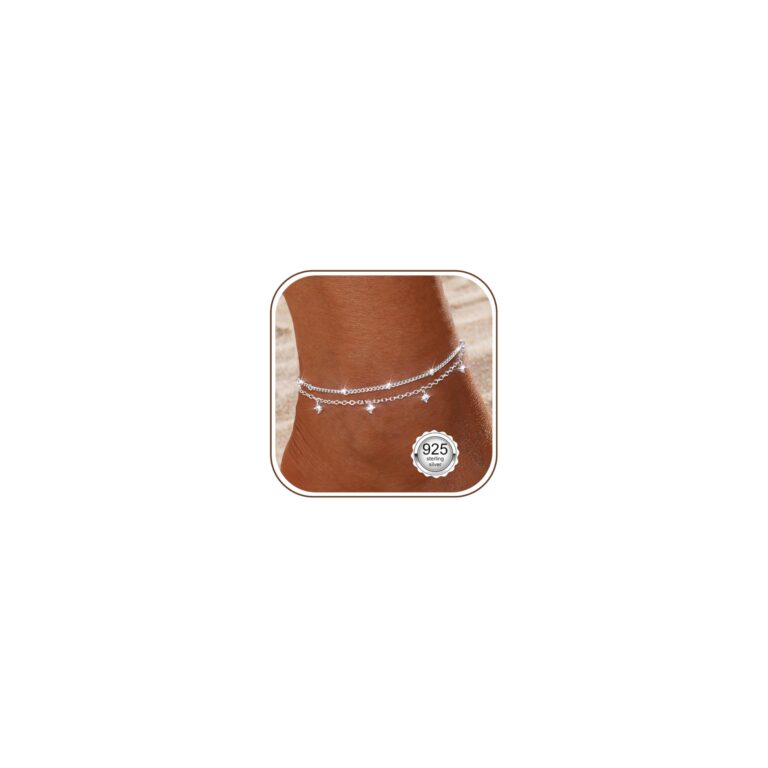 Diamday Cavigliera Donna Argento 925 Regolabile e Impermeabile