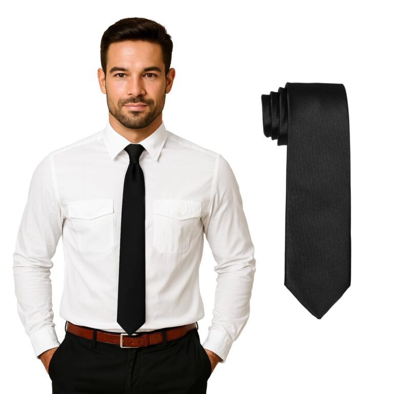 DonDon Cravatta Uomo Classica 7 cm Fatta a Mano