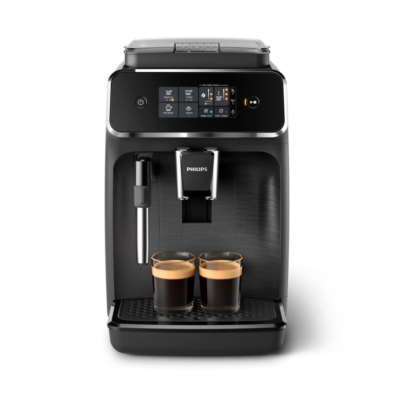 Philips Serie 2200 Macchina per Espresso Automatica - 2 Caffè, Display Touch, Montalatte Classico, Macinacaffè in Ceramic...