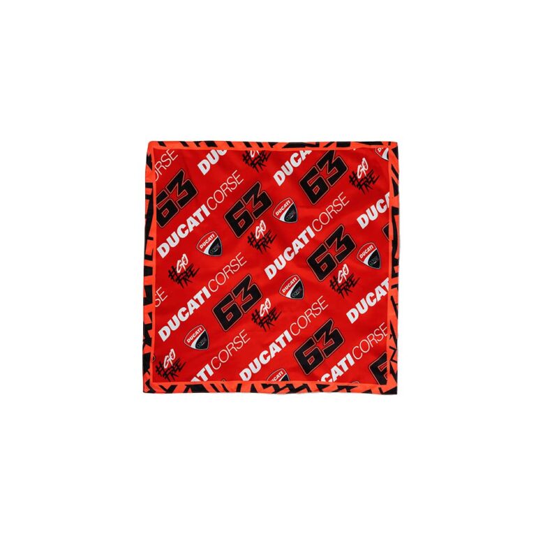 Pecco Bandana unisex tinta unita rossa taglia unica
