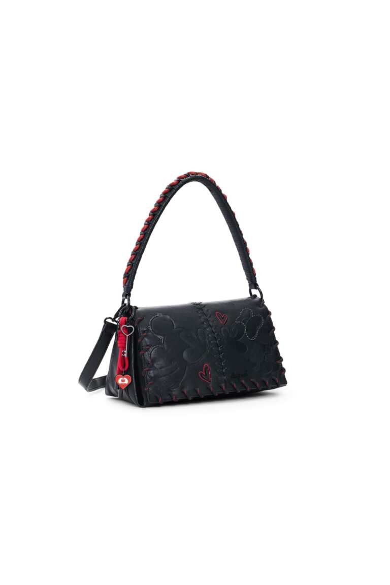 Desigual borsa a tracolla Mickey Kiss Naron Across Body Bag Black nero