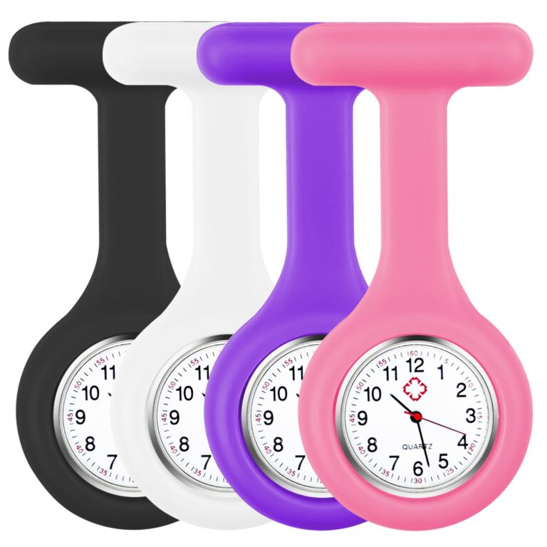 Newaner Set 4 Accessori Infermiera con Orologio da Taschino