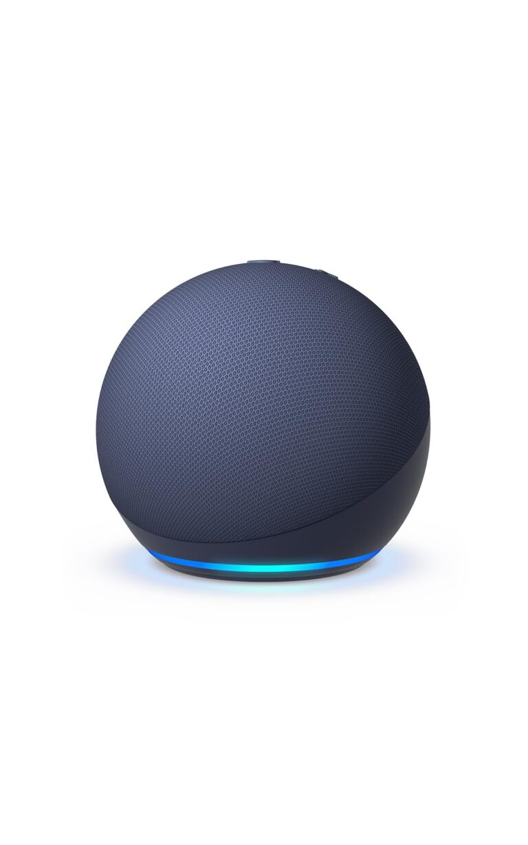 Echo Dot (Ultimo modello) | Altoparlante intelligente Wi-Fi e Bluetooth, suono più potente e dinamico | Blu notte, con Acc...