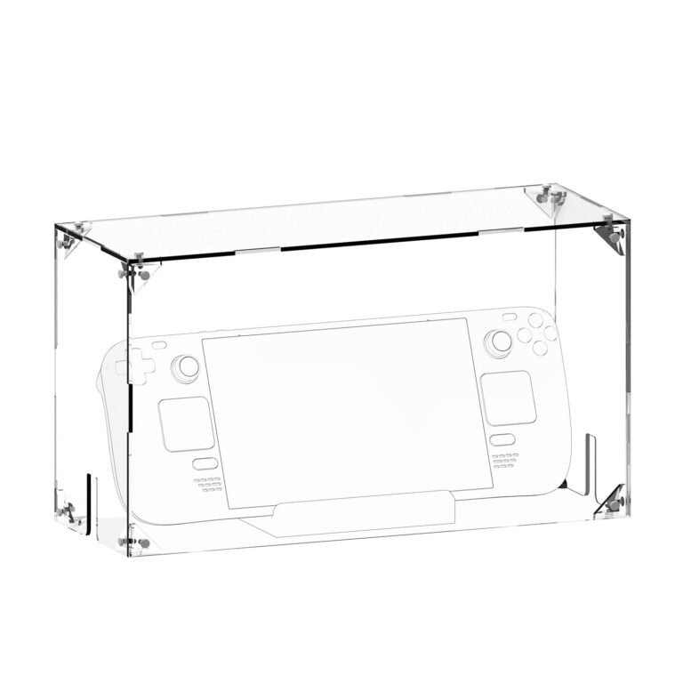 Geekria Cover Antipolvere Trasparente per Steam Deck Charging Dock