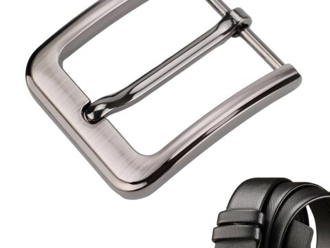 JUKOTA Fibbia per Cintura 40mm Quadrata Singola in Lega