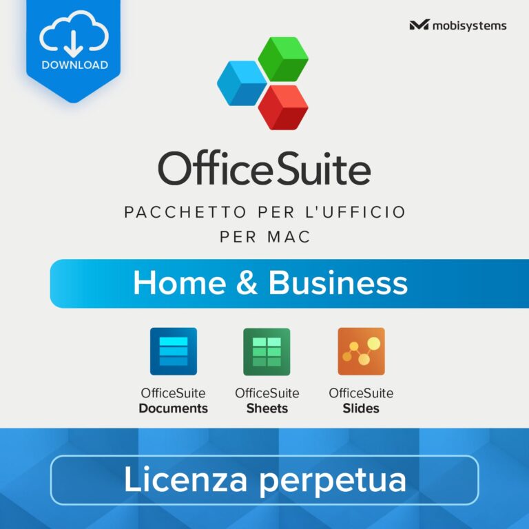 OfficeSuite Home & Business per Mac – Licenza a vita