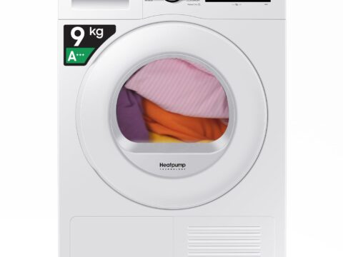 Samsung Crystal EcoDry DV90DG52A0TE Asciugatrice 9 kg Pompa di Calore Wi-Fi