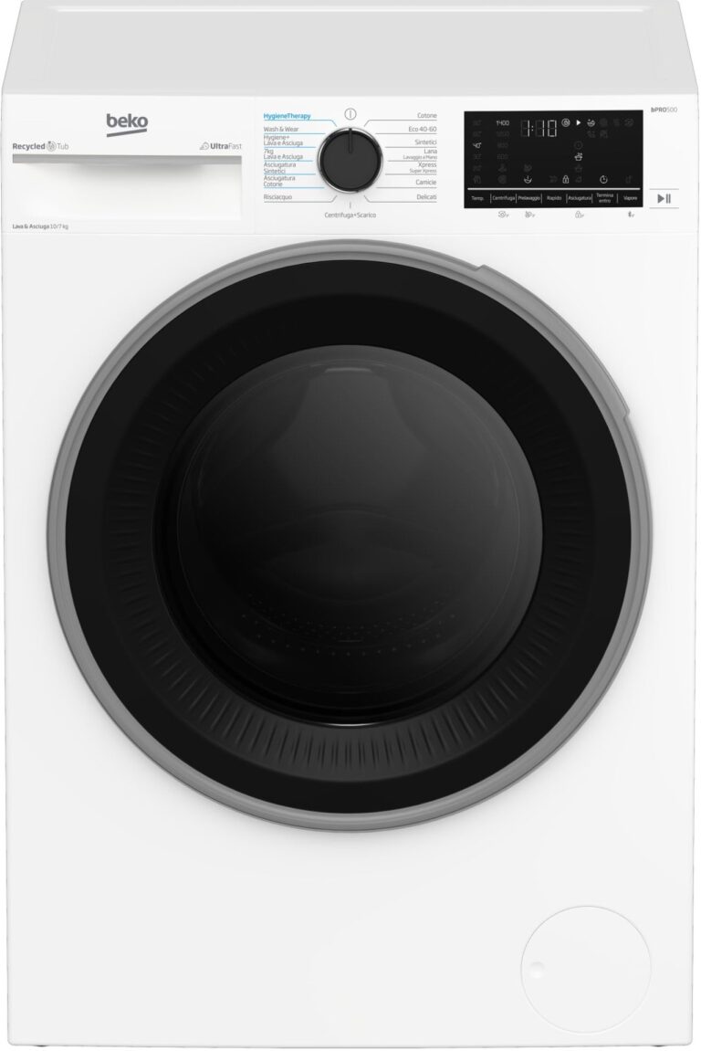 Beko BDT510744S Lavasciuga 10+7 kg Classe D con Vapore