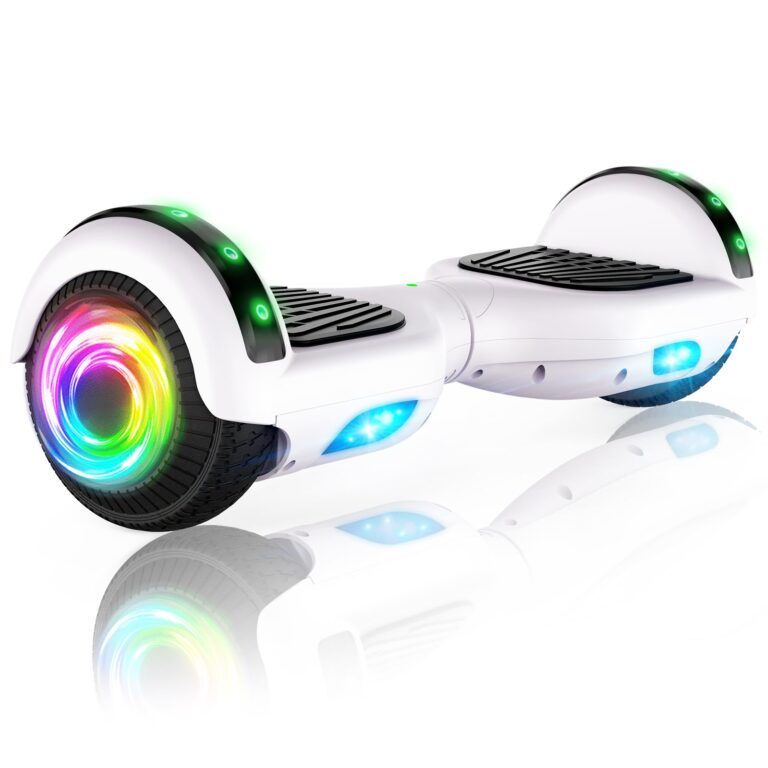 Hoverboard per bambini, hoverboard con altoparlante Bluetooth, potente motore doppio, luci LED, l...