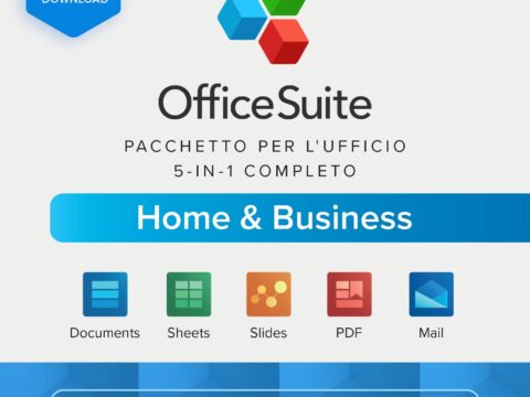 OfficeSuite Home & Business – Suite ufficio 5-in-1 licenza perpetua