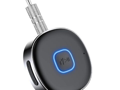HORJOR Adattatore Bluetooth Jack 3.5 mm per Auto e Cuffie