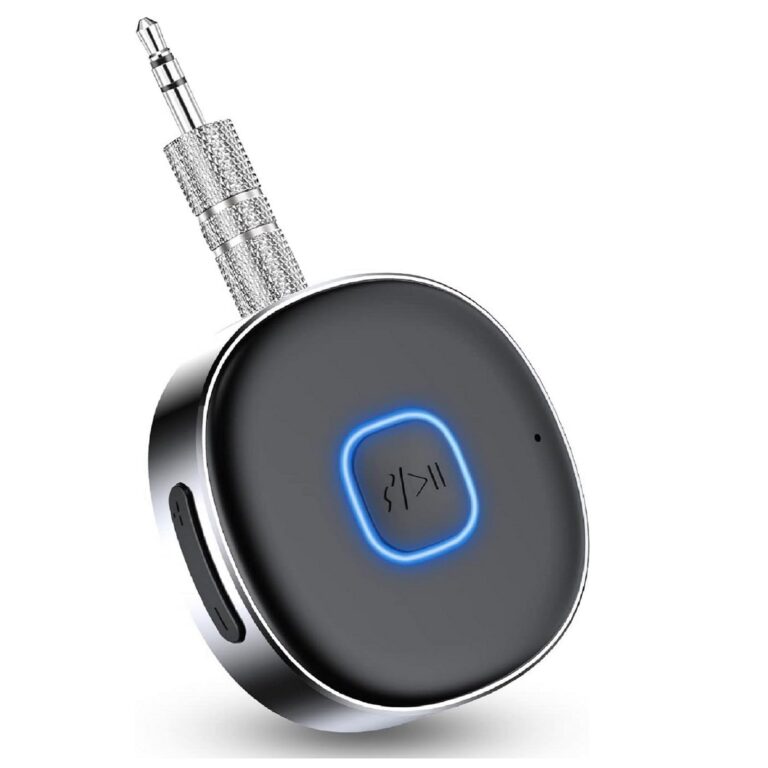 HORJOR Adattatore Bluetooth Jack 3.5 mm per Auto e Cuffie