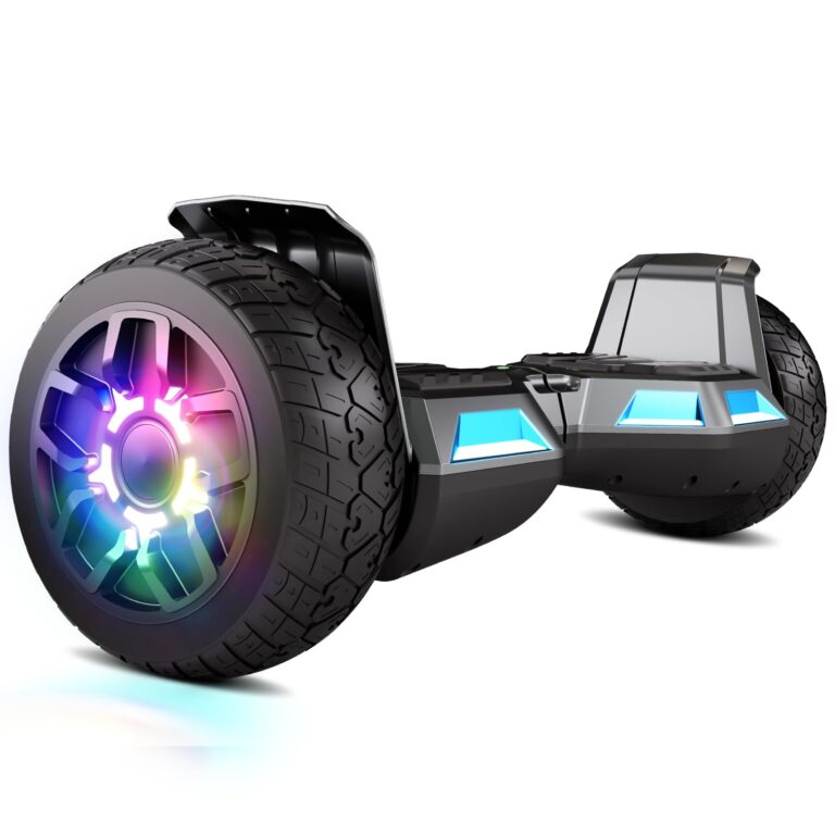 SISIGAD Hoverboard 8.5" Todo Terreno, Estándar de la UE- Bluetooth Integrado con Potente Motor, Monopatín Eléctrico Auto-E...