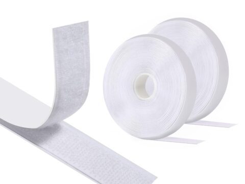 Vinabo Nastro Biadesivo con Chiusura a Strappo 5 m x 20 mm per Tessuti