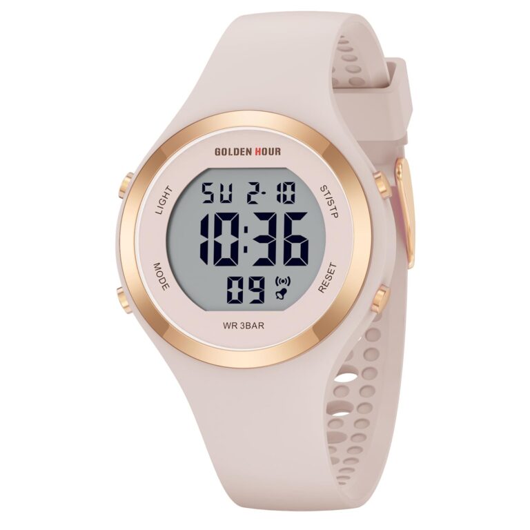 Golden Hour orologio digitale donna cronografo sportivo 5 ATM