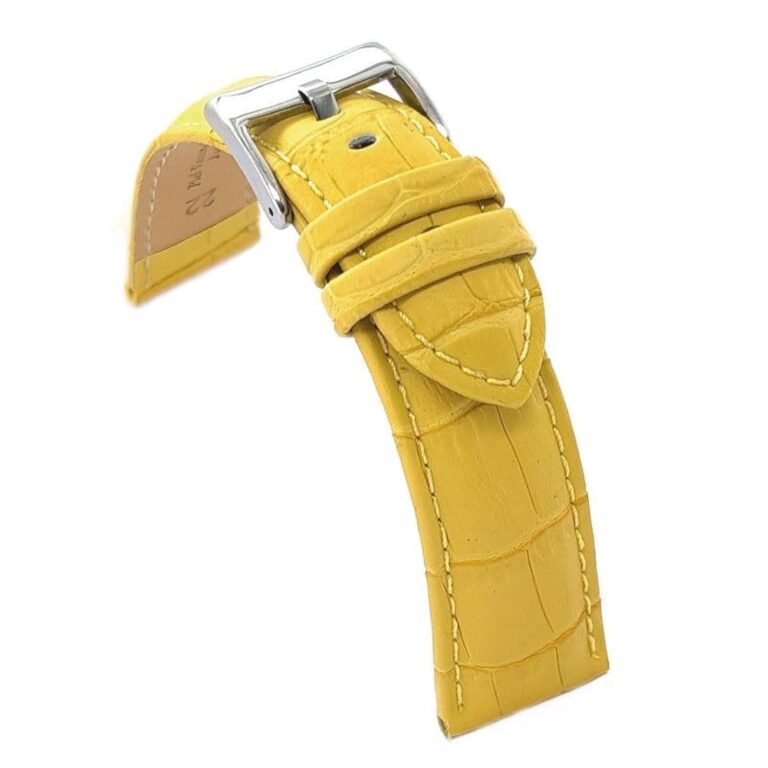 Diloy Cinturino in Pelle Stampa Coccodrillo Imbottito Sportivo