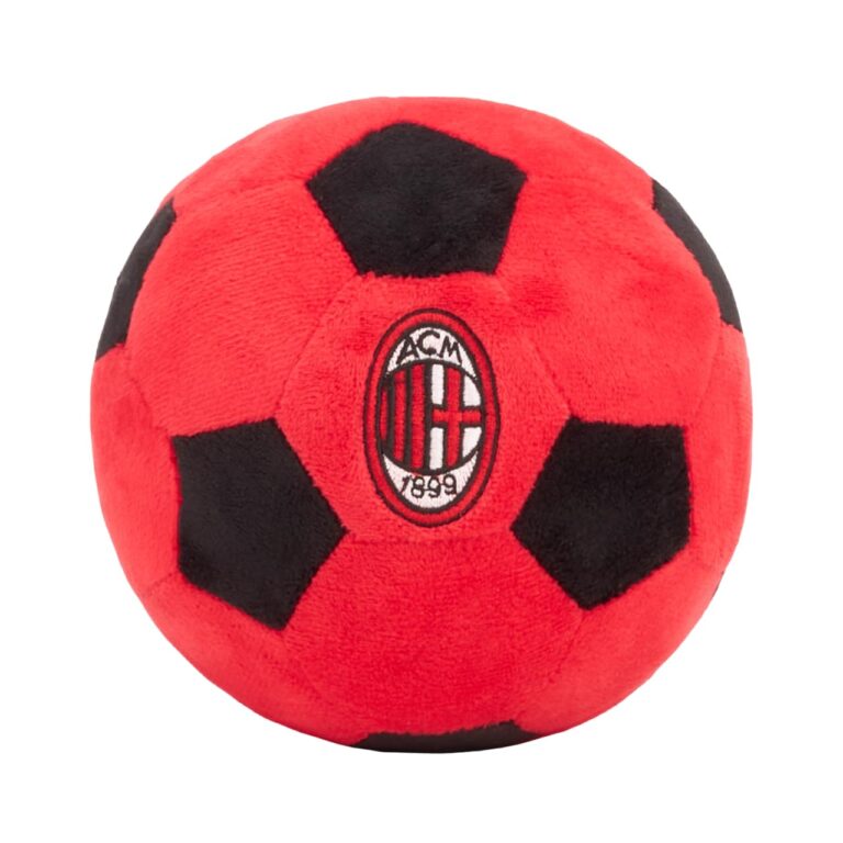 AC Milan Palla morbida Peluche, 15 cm, Prodotto ufficiale