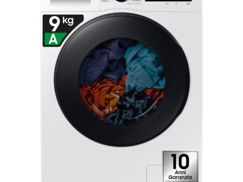 Samsung Crystal WiFi Lavasciuga 9+6 kg AI Ecobubble Vapore