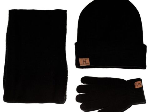 Set Unisex Invernale: Berretto, Sciarpa e Guanti in Maglia