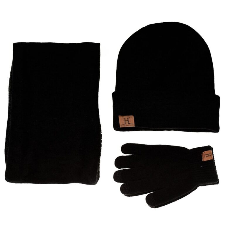 Set Unisex Invernale: Berretto, Sciarpa e Guanti in Maglia