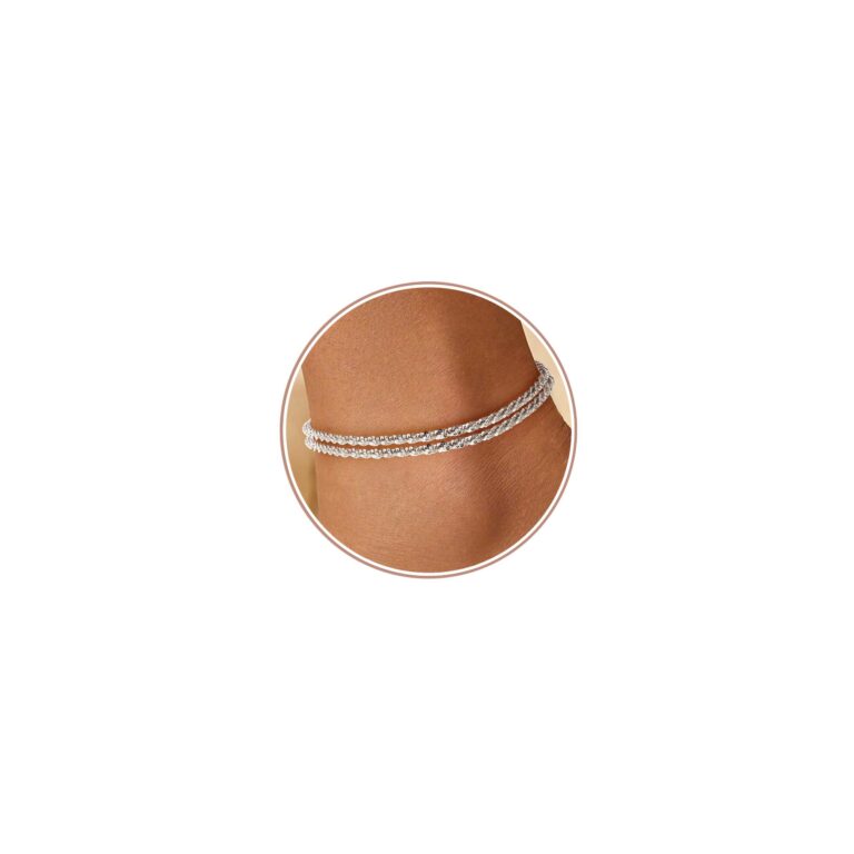 CASSIECA Cavigliera Donna Argento 925 Regolabile