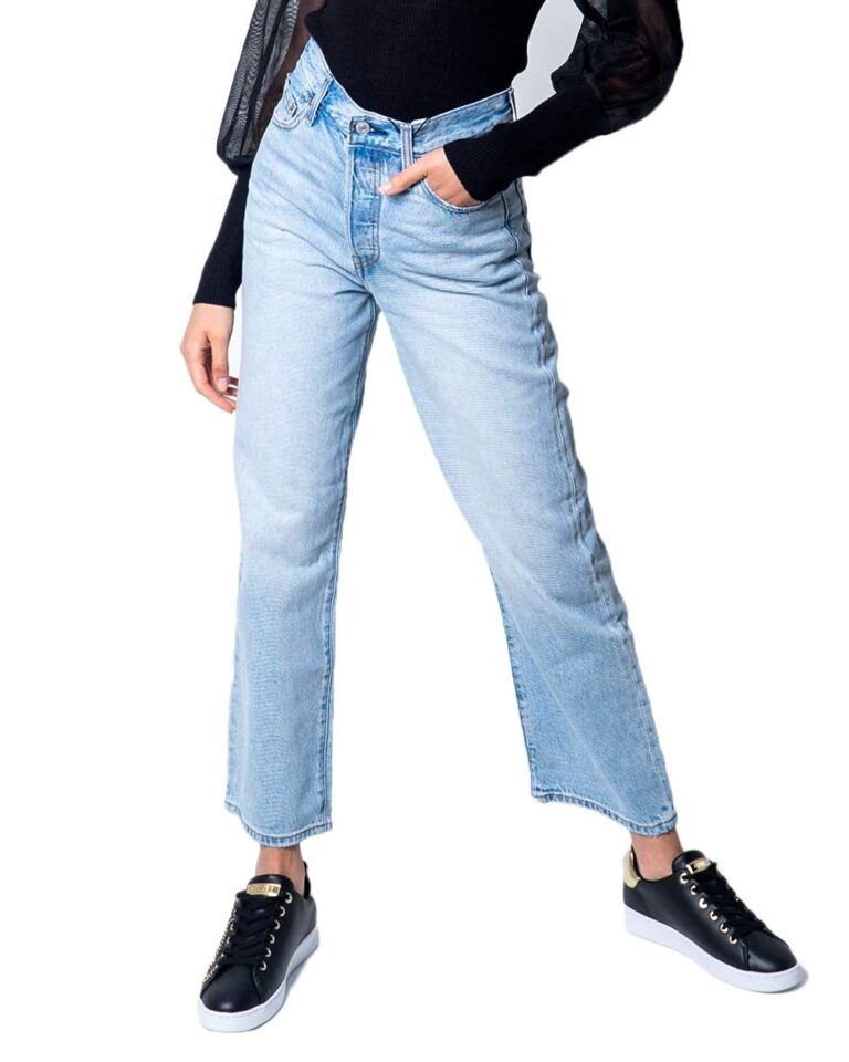Levi's Ribcage Straight Ankle jeans donna a vita alta