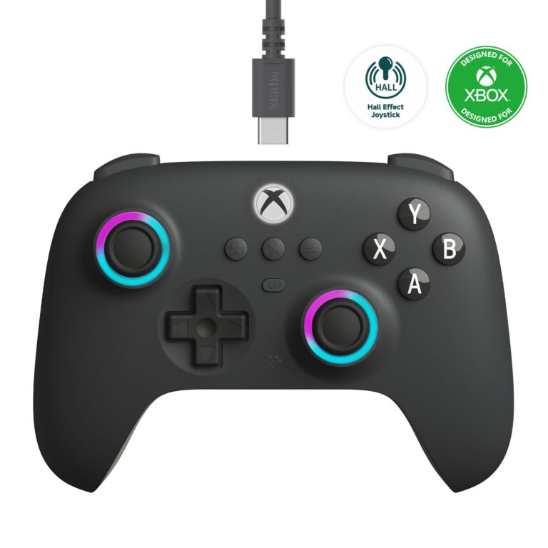 8BitDo Ultimate C - Controller cablato Xbox con stick Hall Effect