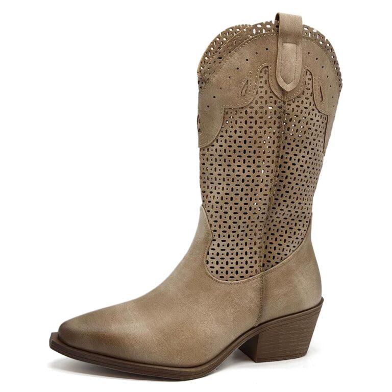 IF Fashion Stivaletti Texani Cowboy da Donna a Punta
