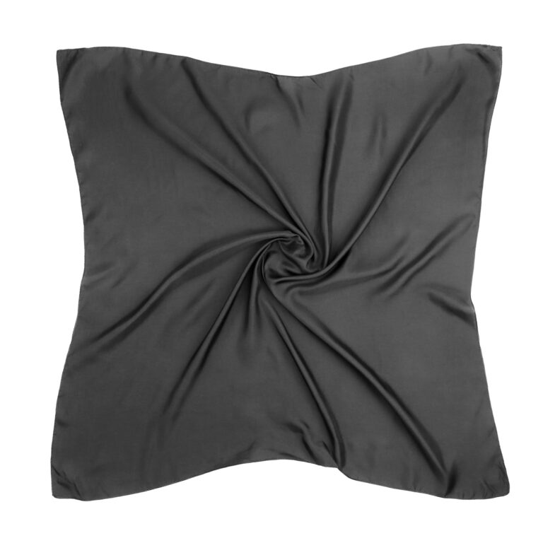 DRESHOW Foulard Quadrato Grande in Raso con Motivi Classici