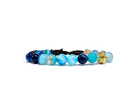 Samsara Bracciale Tibetano Buddista Portafortuna in Filo Cerato Regolabile
