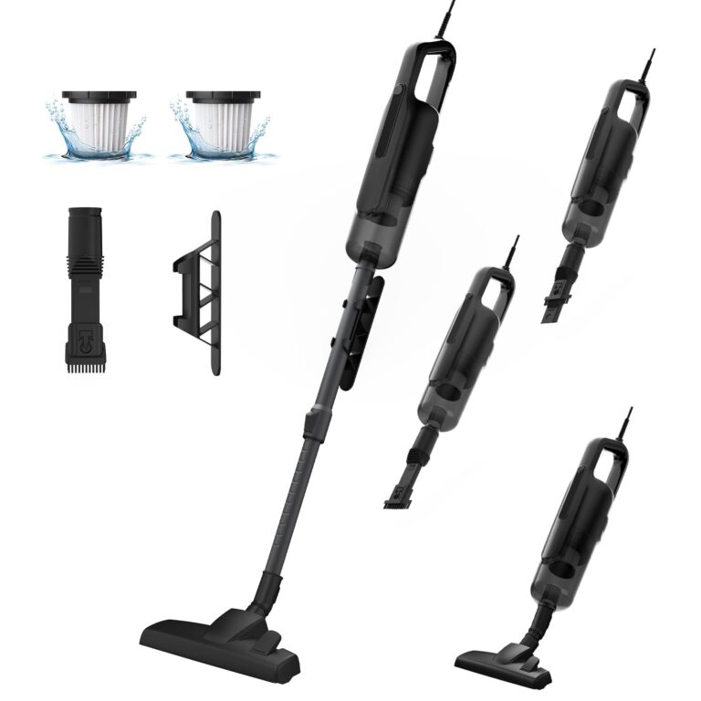 VersLife C8PRO Aspirapolvere con Filo, Scopa Elettrica 30KPa 600W con Bocchetta Senza Spazzola, Aspirapolvere Potente con ...