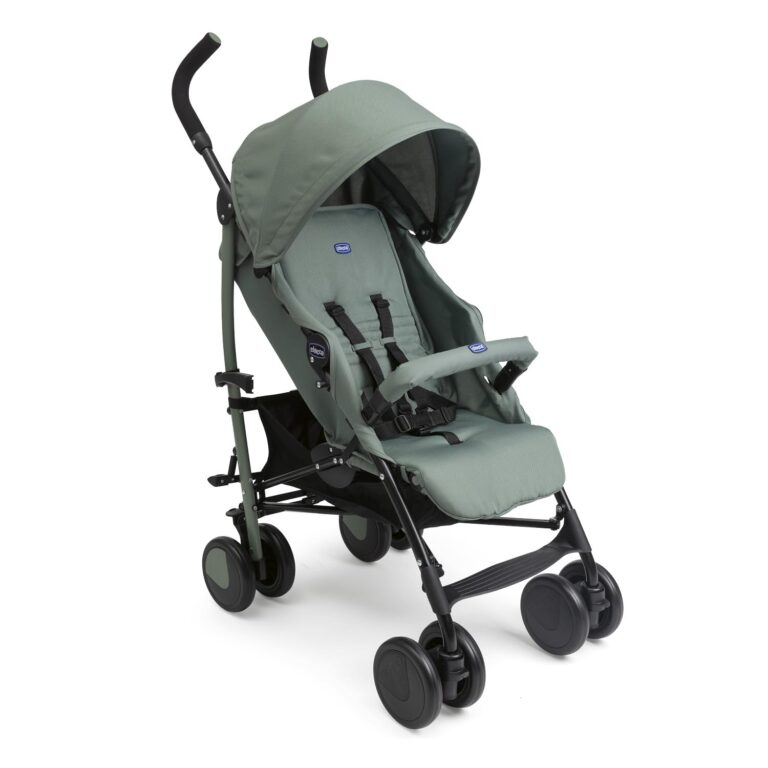 Chicco Echo Lite Passeggino Leggero da 0 Mesi a 22 kg, Schienale Reclinabile in 4 Posizioni, Seduta Spaziosa, Manicotto Pa...