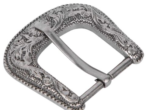 Fdit Fibbia Cintura Vintage con Nodo Celtico in Lega, 30 mm