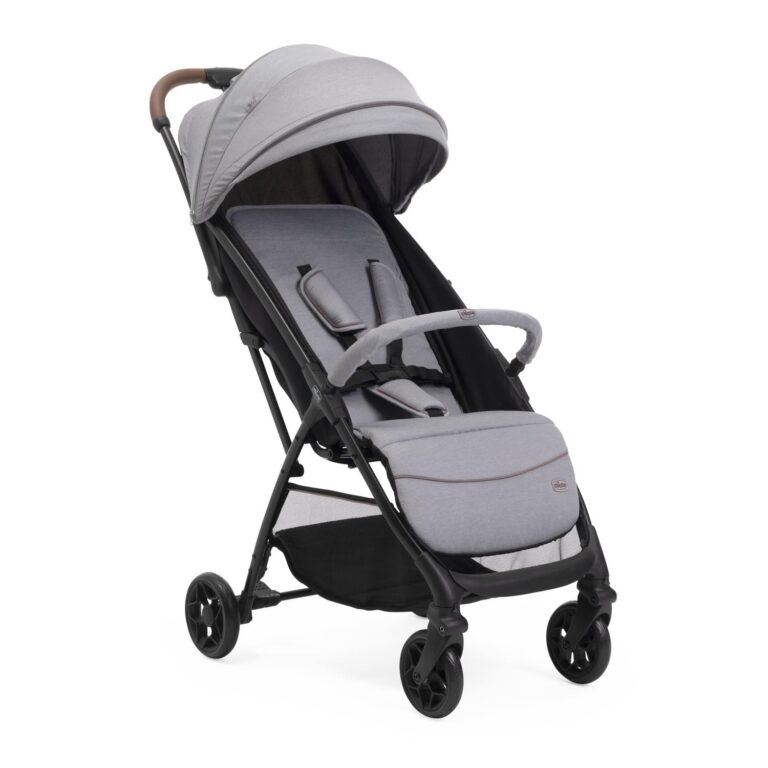 Chicco Glee, Passeggino 0+ Mesi-22 Kg, con Chiusura Automatica e Compatta, Capotte Estensibile con Trattamenti UV50+ Antip...